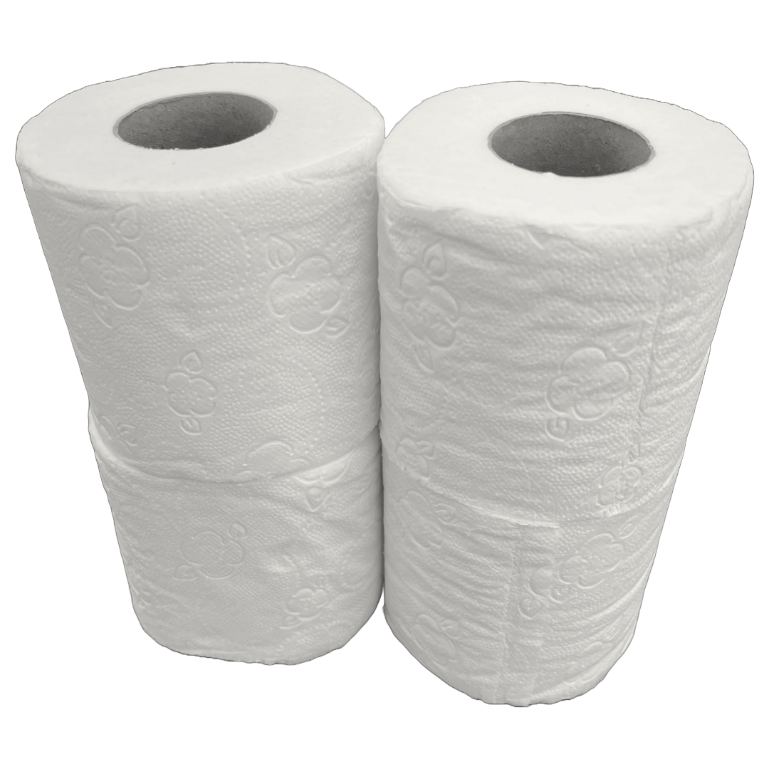 Mia Bulk Toilet Paper, 2 Ply 190 Sheets/Roll, 40 Rolls per Case