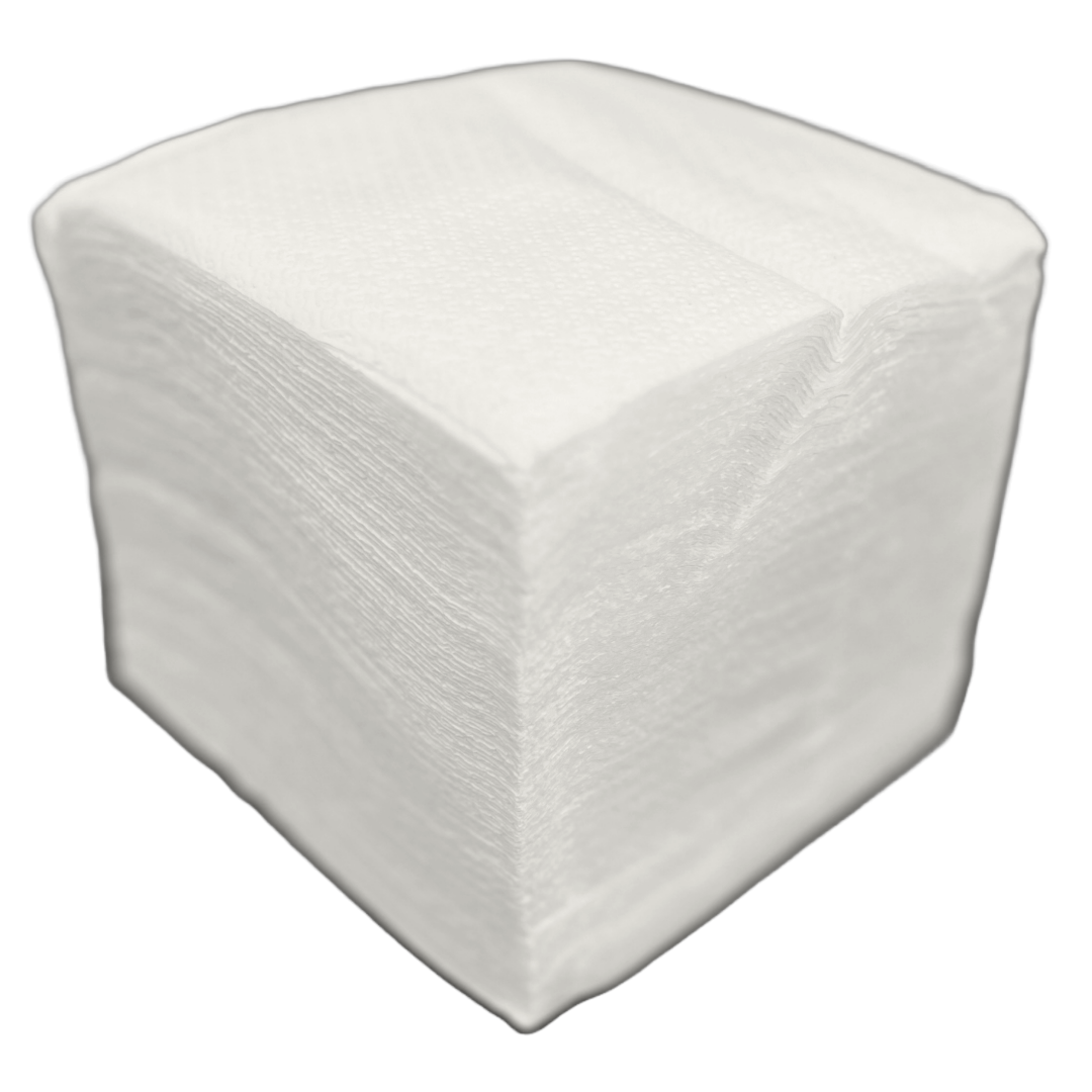Petal Disposable Table Paper Napkins, 8" x 8", 100 per pack, 16 Pack per Case